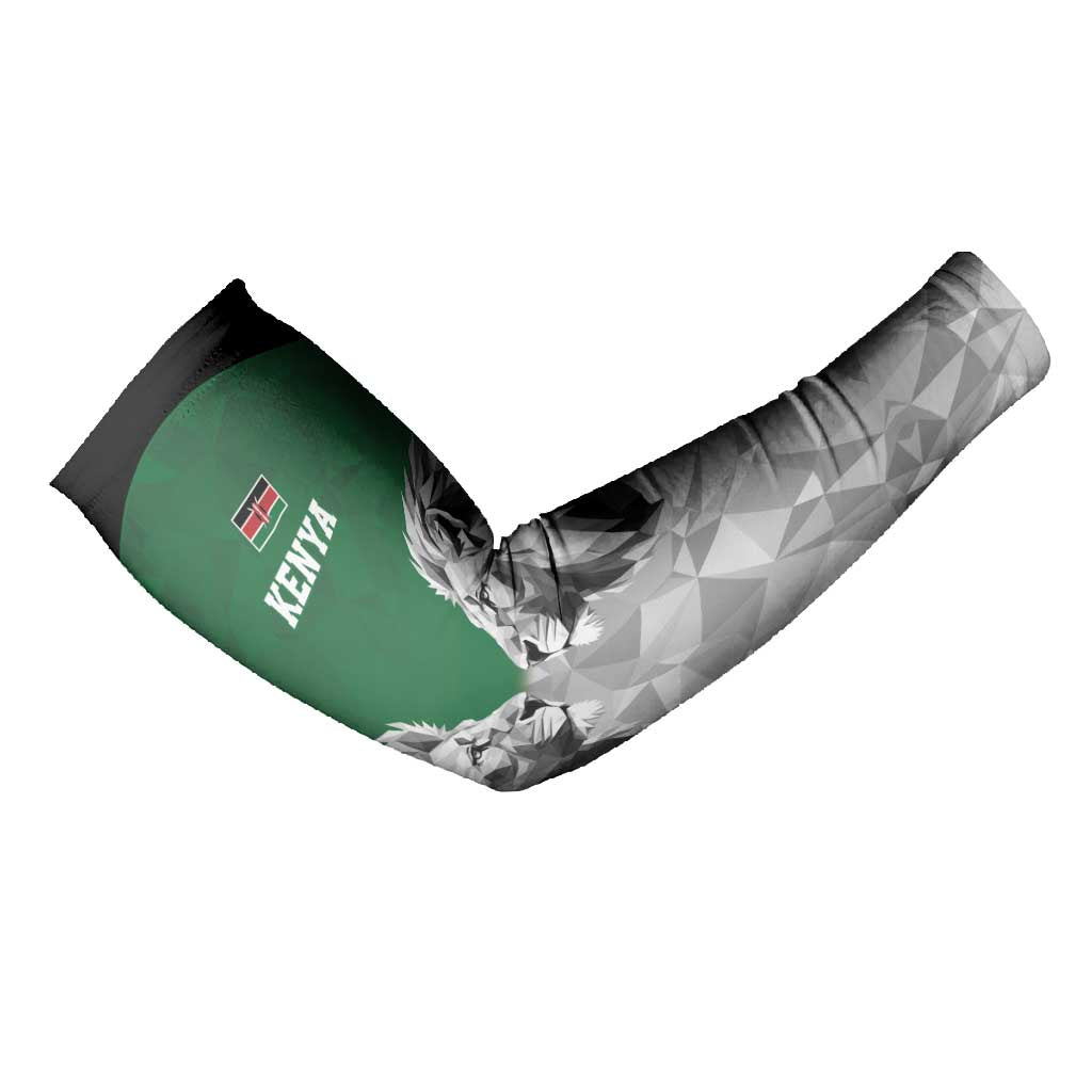 Custom Rugby Africa Kenya Arm Sleeves Green Kenyan 22-23 Motif