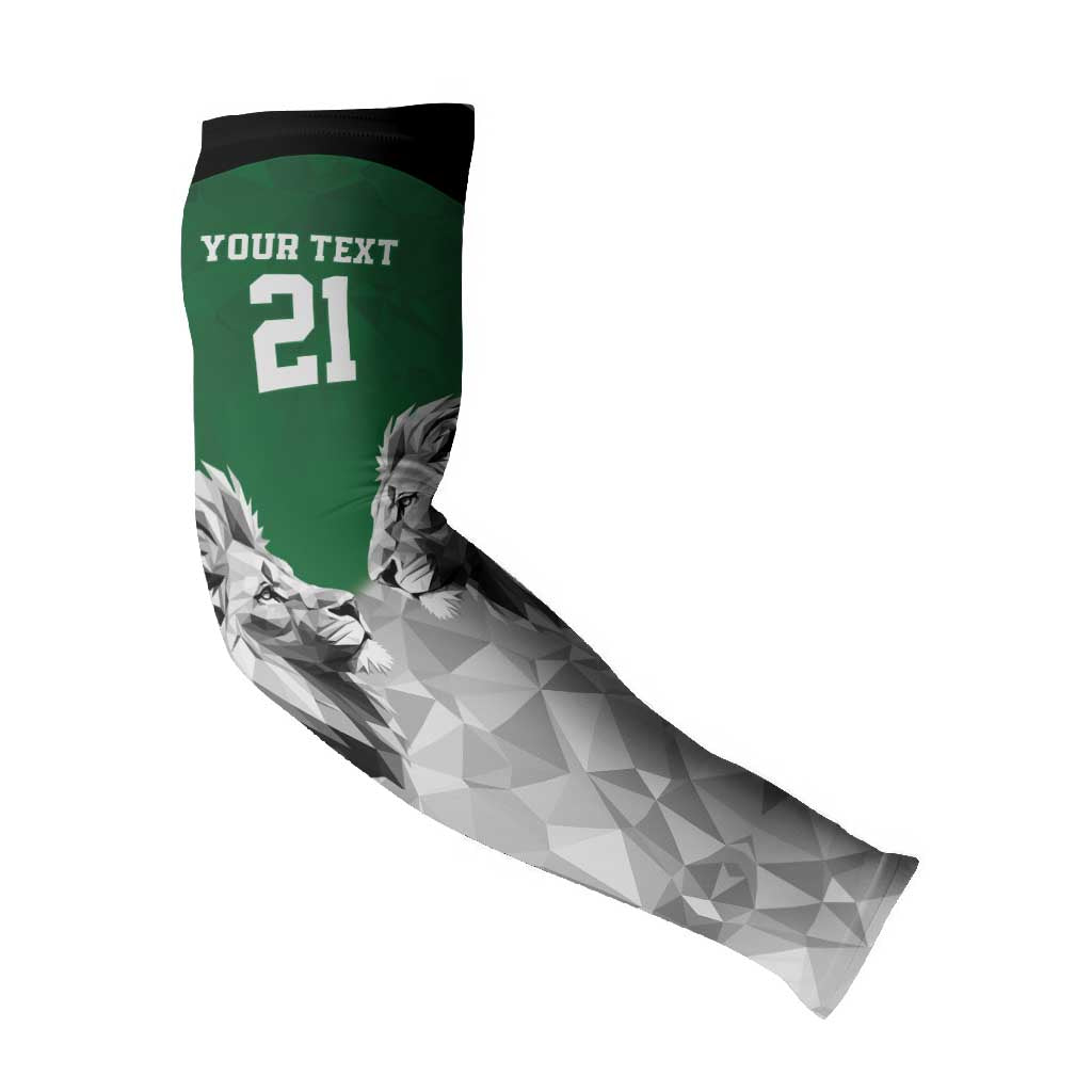 Custom Rugby Africa Kenya Arm Sleeves Green Kenyan 22-23 Motif