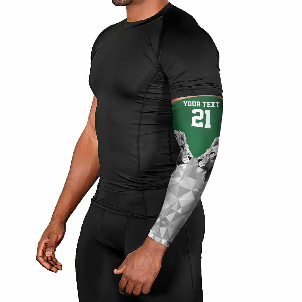 Custom Rugby Africa Kenya Arm Sleeves Green Kenyan 22-23 Motif