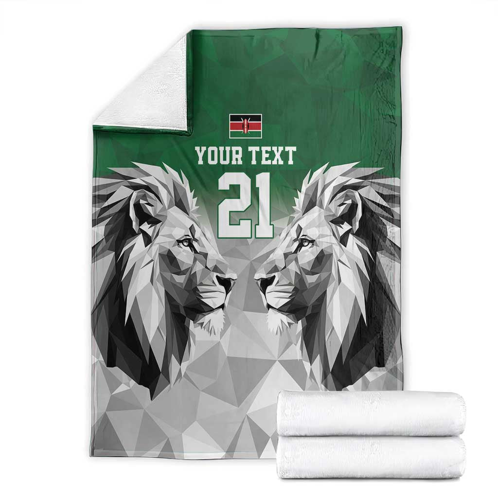Custom Rugby Africa Kenya Blanket Green Kenyan 22-23 Motif - African Pride