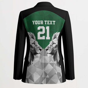 Custom Rugby Africa Kenya Blazer Green Kenyan 22-23 Motif
