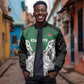 Custom Rugby Africa Kenya Bomber Jacket Green Kenyan 22-23 Motif - African Pride