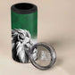 Custom Rugby Africa Kenya 4 in 1 Can Cooler Tumbler Green Kenyan 22-23 Motif - African Pride