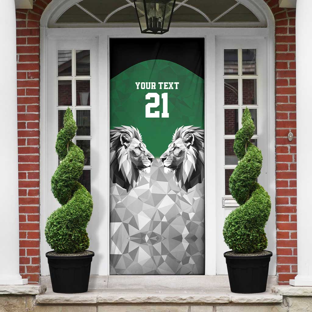 Custom Rugby Africa Kenya Door Cover Green Kenyan 22-23 Motif