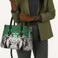 Custom Rugby Africa Kenya Leather Bag Green Kenyan 22-23 Motif