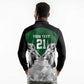 Custom Rugby Africa Kenya Long Sleeve Polo Shirt Green Kenyan 22-23 Motif - African Pride