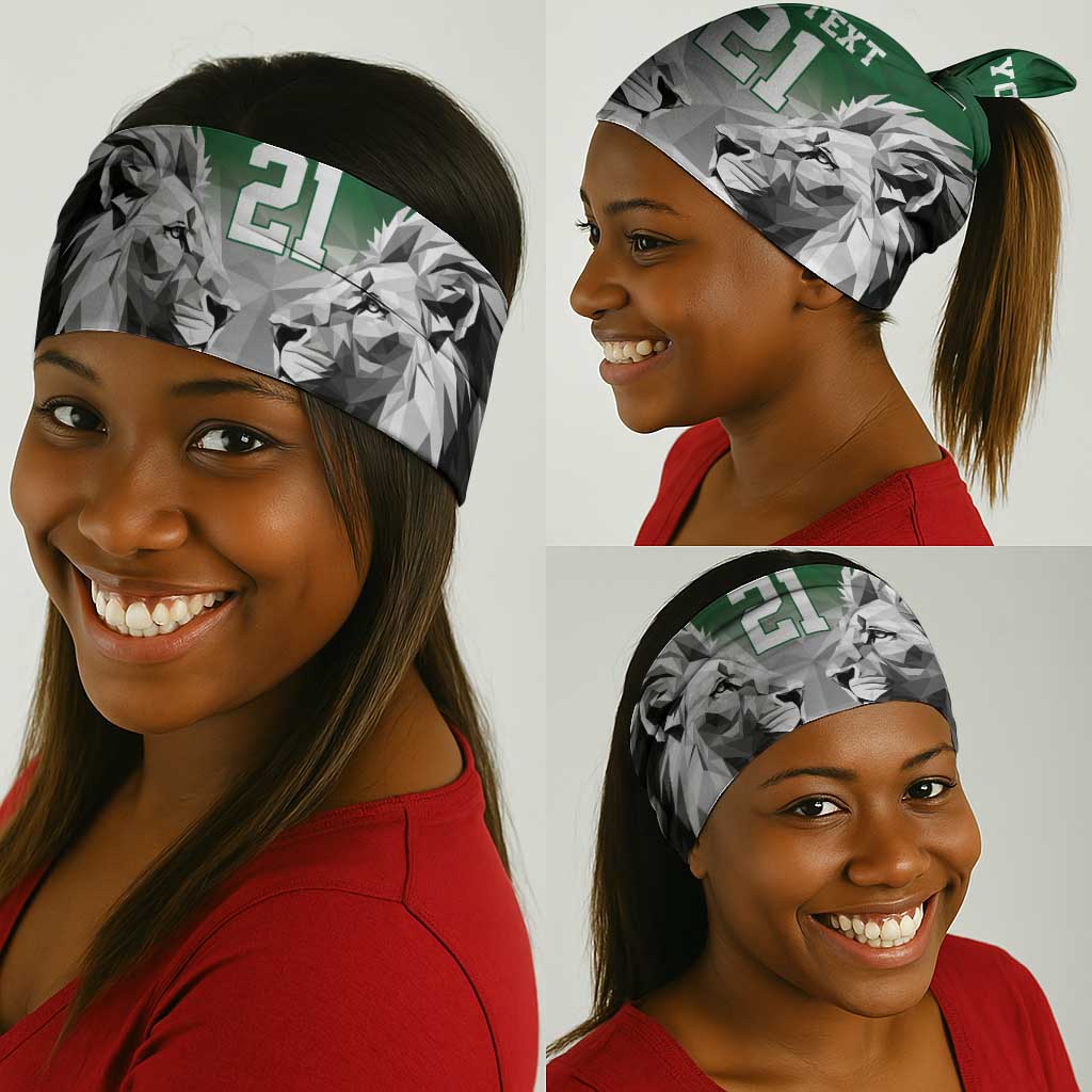 Custom Rugby Africa Kenya Neck Gaiter Green Kenyan 22-23 Motif LT9