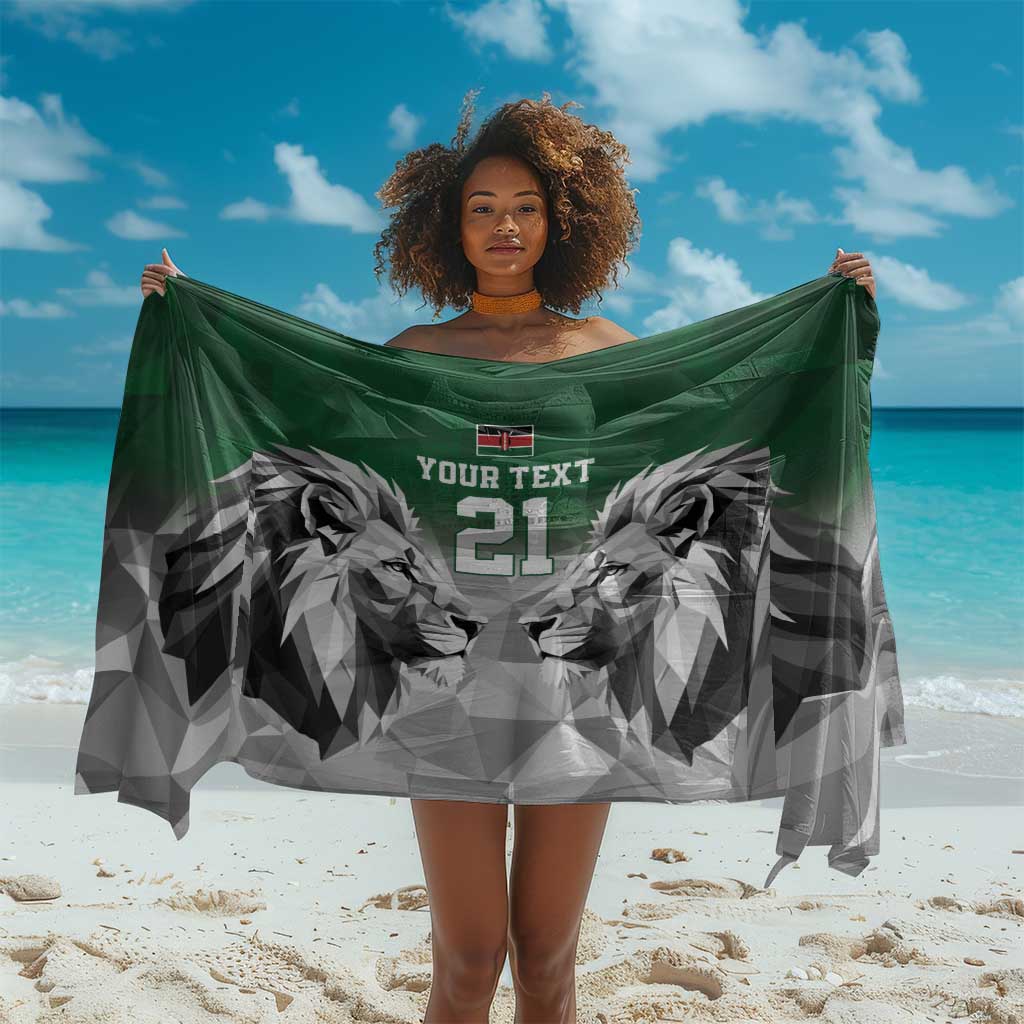 Custom Rugby Africa Kenya Sarong Green Kenyan 22-23 Motif - African Pride