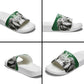 Custom Rugby Africa Kenya Slide Sandals Green Kenyan 22-23 Motif