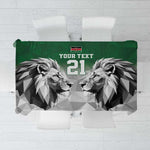 Custom Rugby Africa Kenya Tablecloth Green Kenyan 22-23 Motif - African Pride