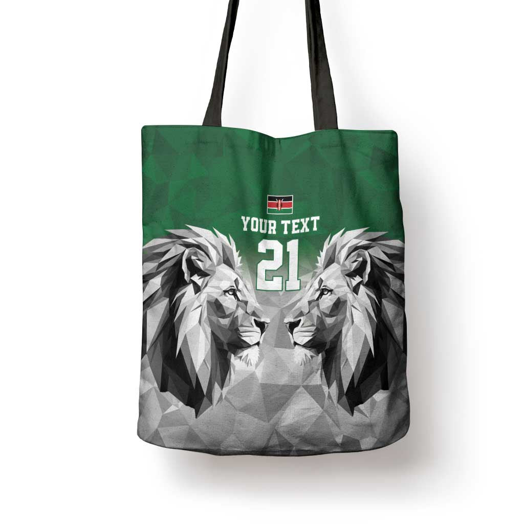 Custom Rugby Africa Kenya Tote Bag Green Kenyan 22-23 Motif