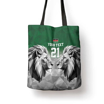 Custom Rugby Africa Kenya Tote Bag Green Kenyan 22-23 Motif