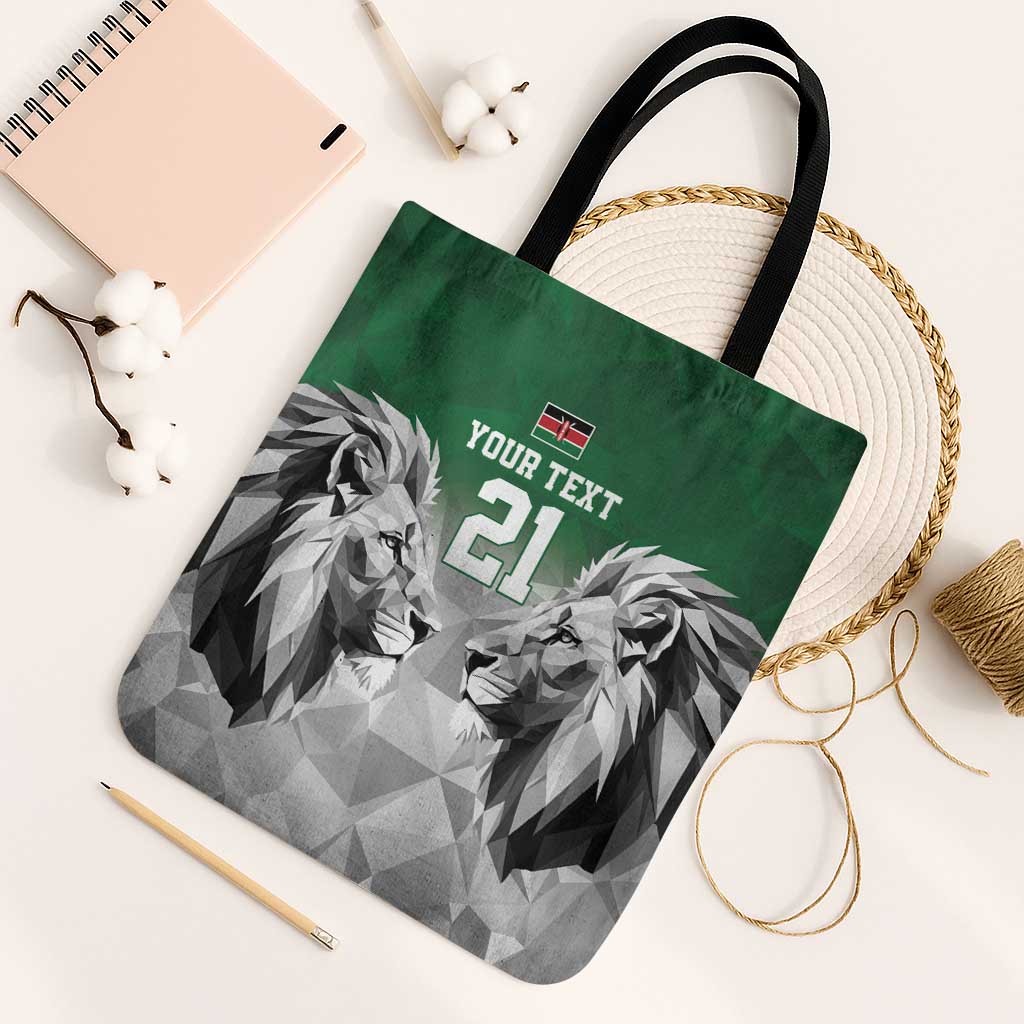 Custom Rugby Africa Kenya Tote Bag Green Kenyan 22-23 Motif