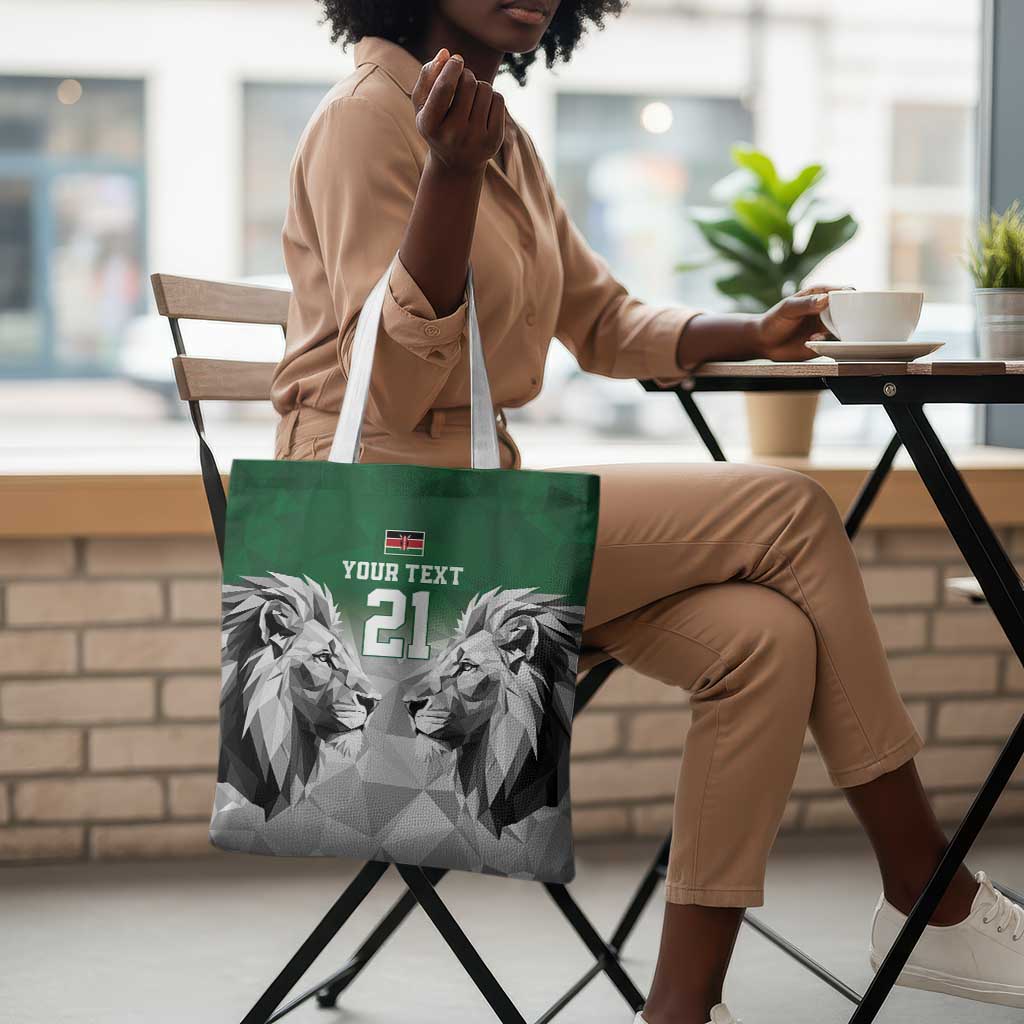 Custom Rugby Africa Kenya Tote Bag Green Kenyan 22-23 Motif
