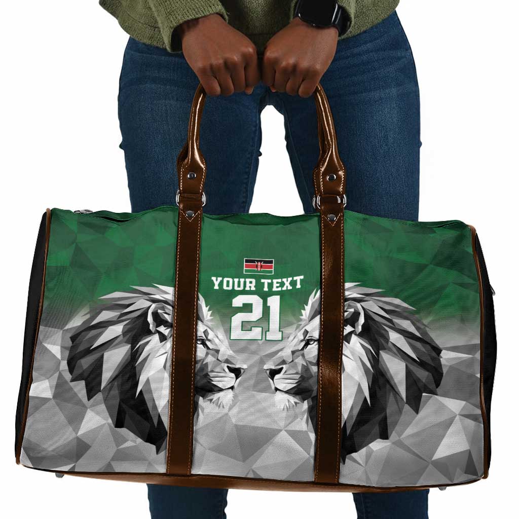 Custom Rugby Africa Kenya Travel Bag Green Kenyan 22-23 Motif