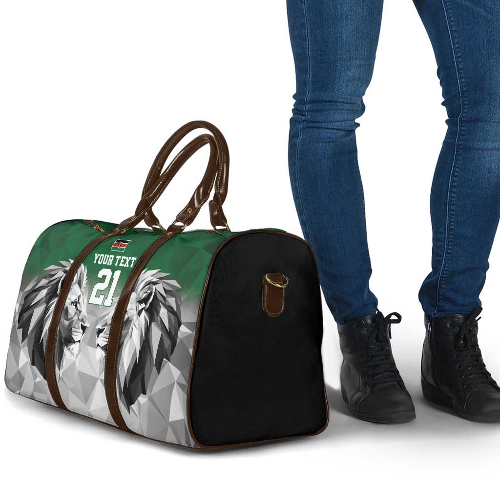 Custom Rugby Africa Kenya Travel Bag Green Kenyan 22-23 Motif