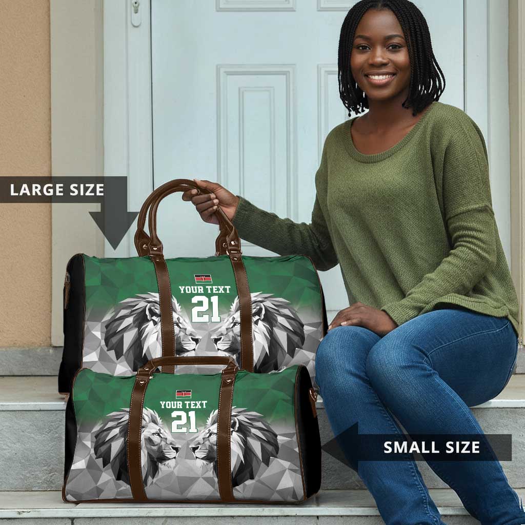 Custom Rugby Africa Kenya Travel Bag Green Kenyan 22-23 Motif
