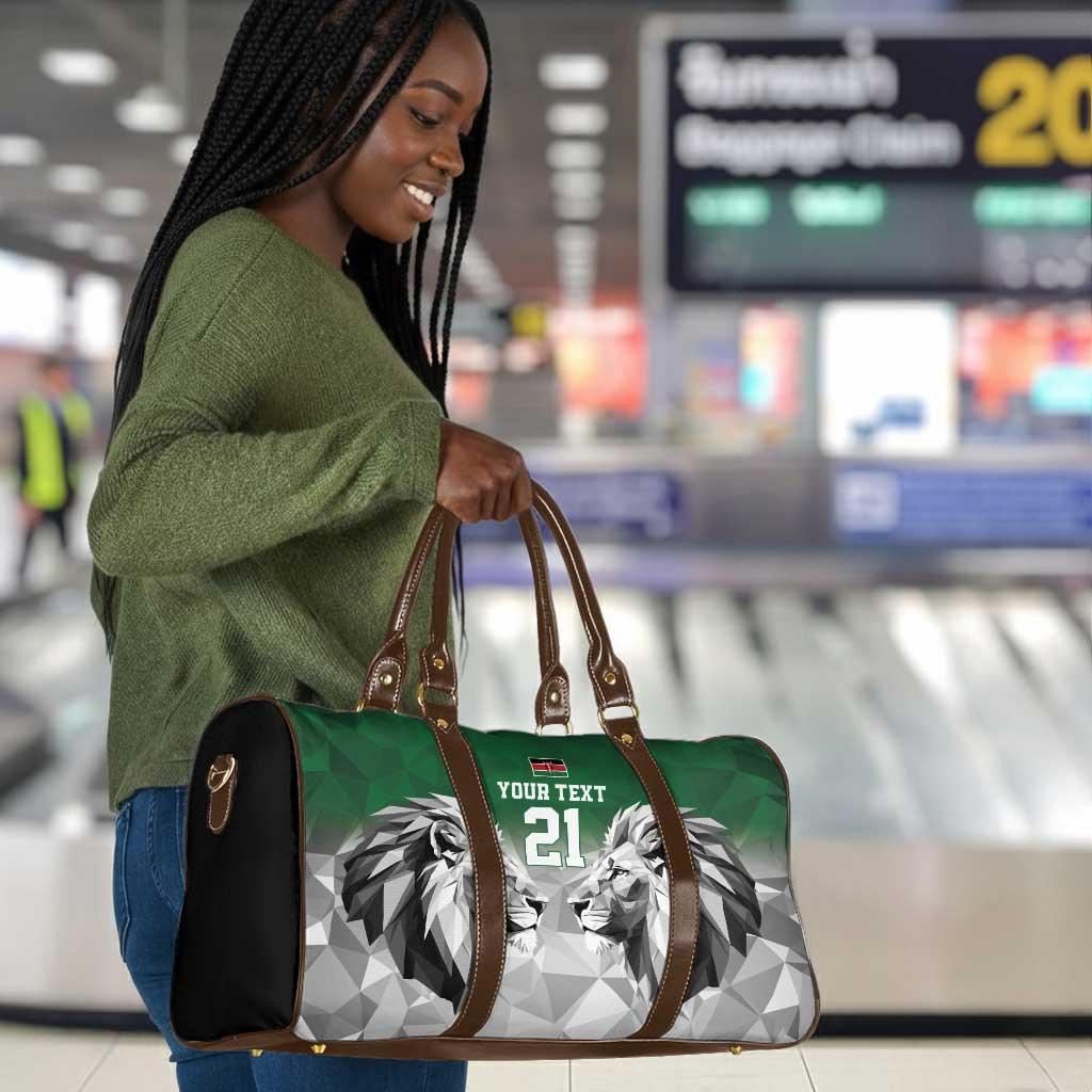 Custom Rugby Africa Kenya Travel Bag Green Kenyan 22-23 Motif