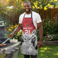 Custom Rugby Africa Kenya Apron Red Kenyan 22-23 Motif