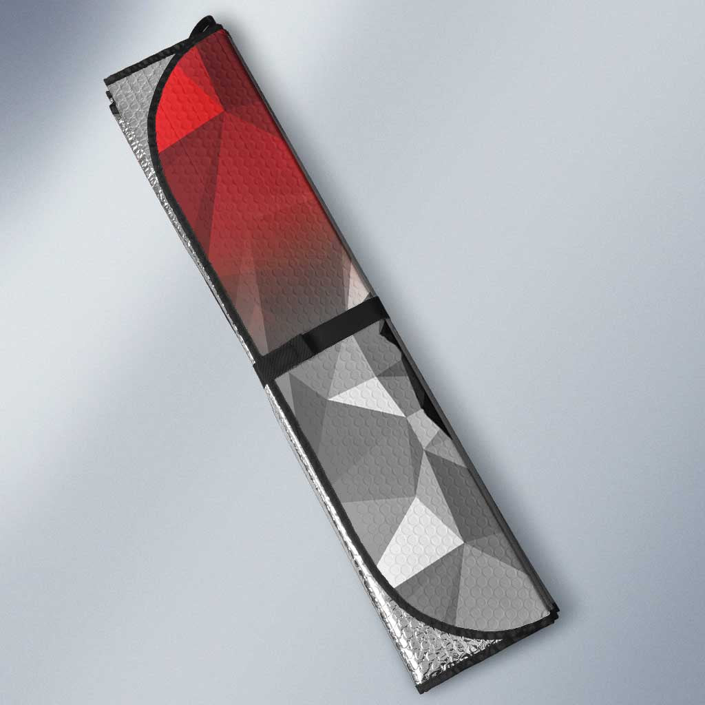 Custom Rugby Africa Kenya Auto Sun Shade Red Kenyan 22-23 Motif