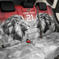 Custom Rugby Africa Kenya Back Car Seat Cover Red Kenyan 22-23 Motif - African Pride