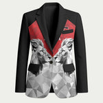 Custom Rugby Africa Kenya Blazer Red Kenyan 22-23 Motif