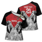 Custom Rugby Africa Kenya Cross Shoulder Shirt Red Kenyan 22-23 Motif
