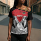 Custom Rugby Africa Kenya Cross Shoulder Shirt Red Kenyan 22-23 Motif