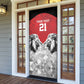 Custom Rugby Africa Kenya Door Cover Red Kenyan 22-23 Motif