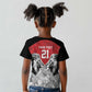 Custom Rugby Africa Kenya Kid T shirt Red Kenyan 22-23 Motif - African Pride