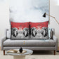 Custom Rugby Africa Kenya Pillow Cover Red Kenyan 22-23 Motif