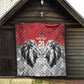 Custom Rugby Africa Kenya Quilt Red Kenyan 22-23 Motif - African Pride