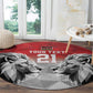 Custom Rugby Africa Kenya Round Carpet Red Kenyan 22-23 Motif - African Pride