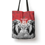 Custom Rugby Africa Kenya Tote Bag Red Kenyan 22-23 Motif