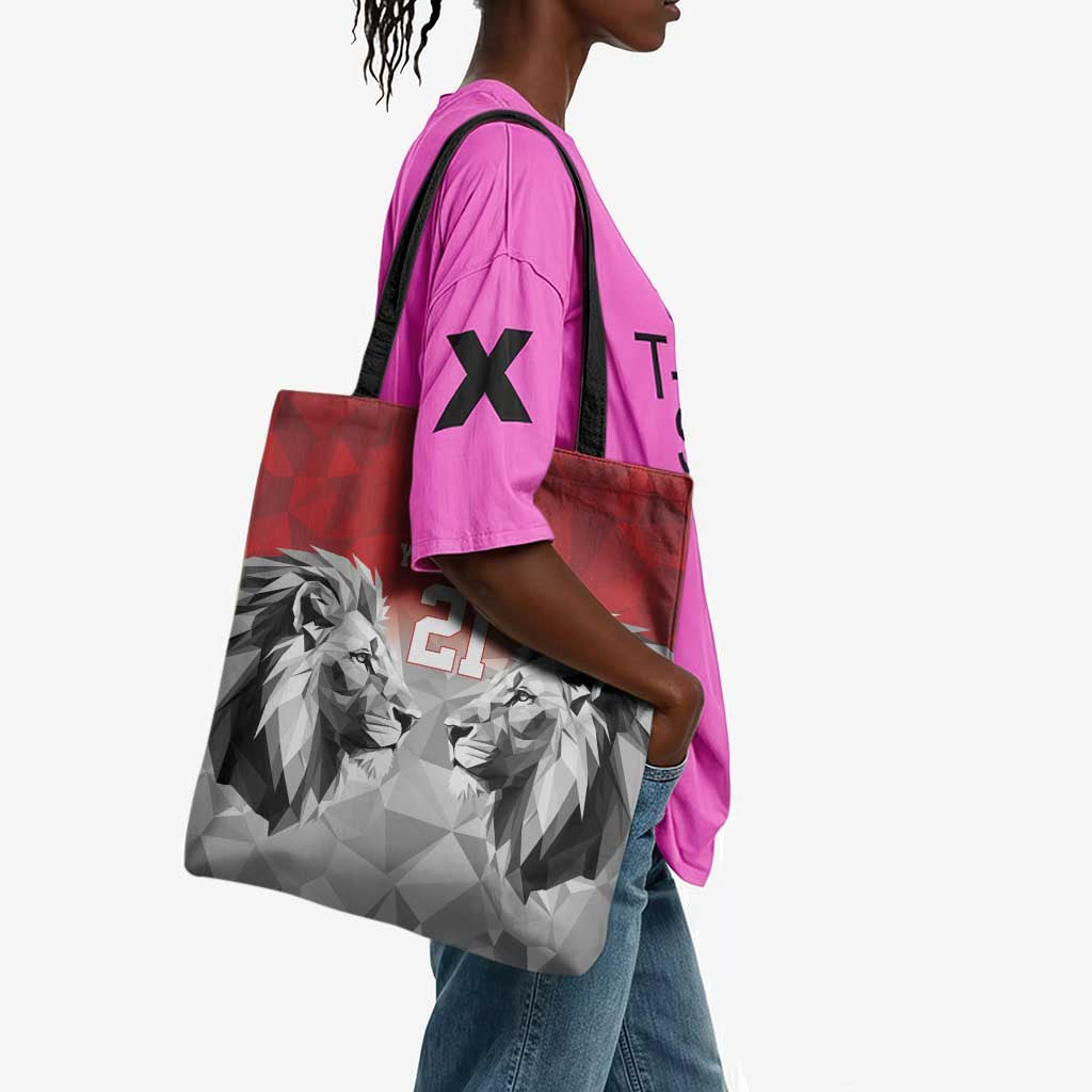 Custom Rugby Africa Kenya Tote Bag Red Kenyan 22-23 Motif