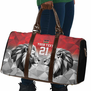 Custom Rugby Africa Kenya Travel Bag Red Kenyan 22-23 Motif