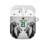 Custom Rugby Africa Kenya AirPods Case White Kenyan 22-23 Motif