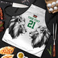 Custom Rugby Africa Kenya Apron White Kenyan 22-23 Motif