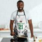 Custom Rugby Africa Kenya Apron White Kenyan 22-23 Motif