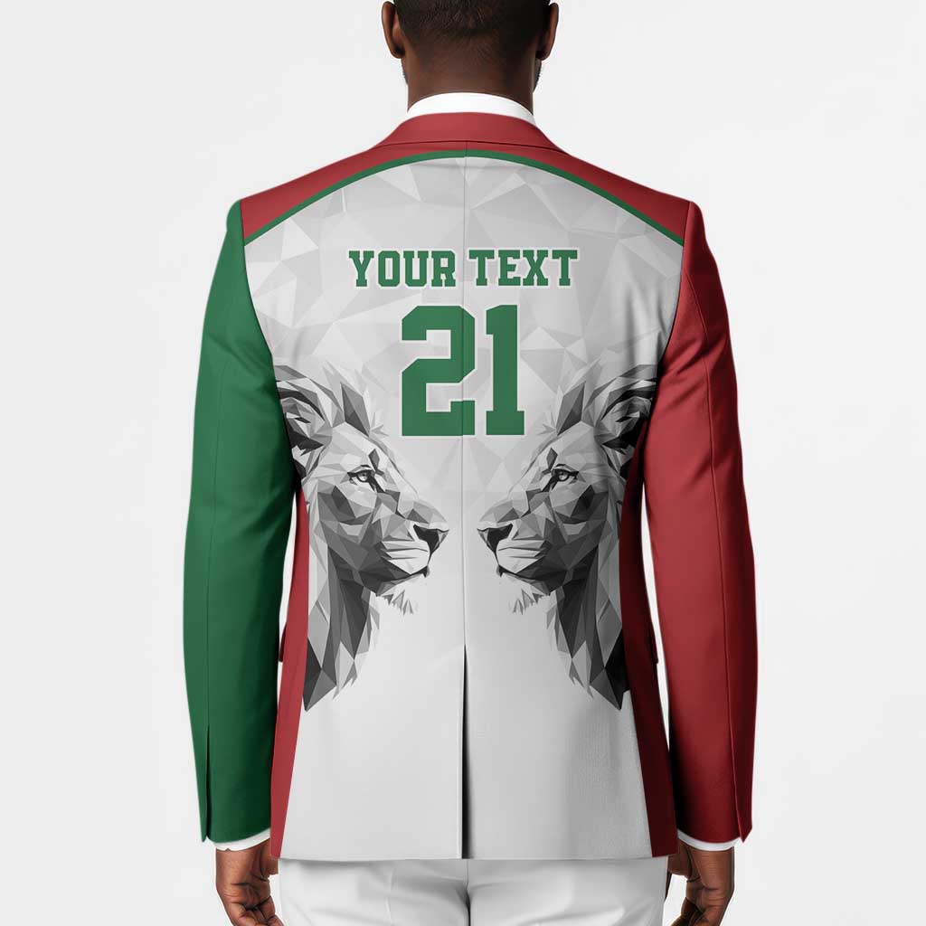 Custom Rugby Africa Kenya Blazer White Kenyan 22-23 Motif