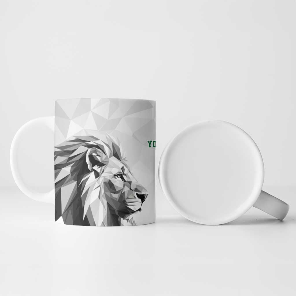 Custom Rugby Africa Kenya Ceramic Mug White Kenyan 22-23 Motif