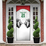 Custom Rugby Africa Kenya Door Cover White Kenyan 22-23 Motif