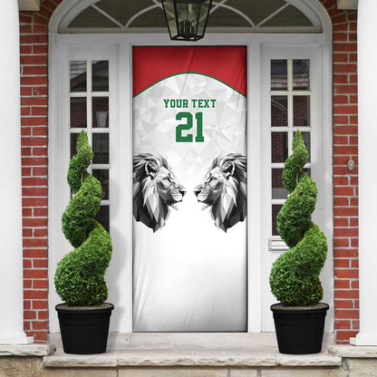 Custom Rugby Africa Kenya Door Cover White Kenyan 22-23 Motif