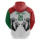 Custom Rugby Africa Kenya Hoodie White Kenyan 22-23 Motif - African Pride