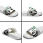 Custom Rugby Africa Kenya Slide Sandals White Kenyan 22-23 Motif