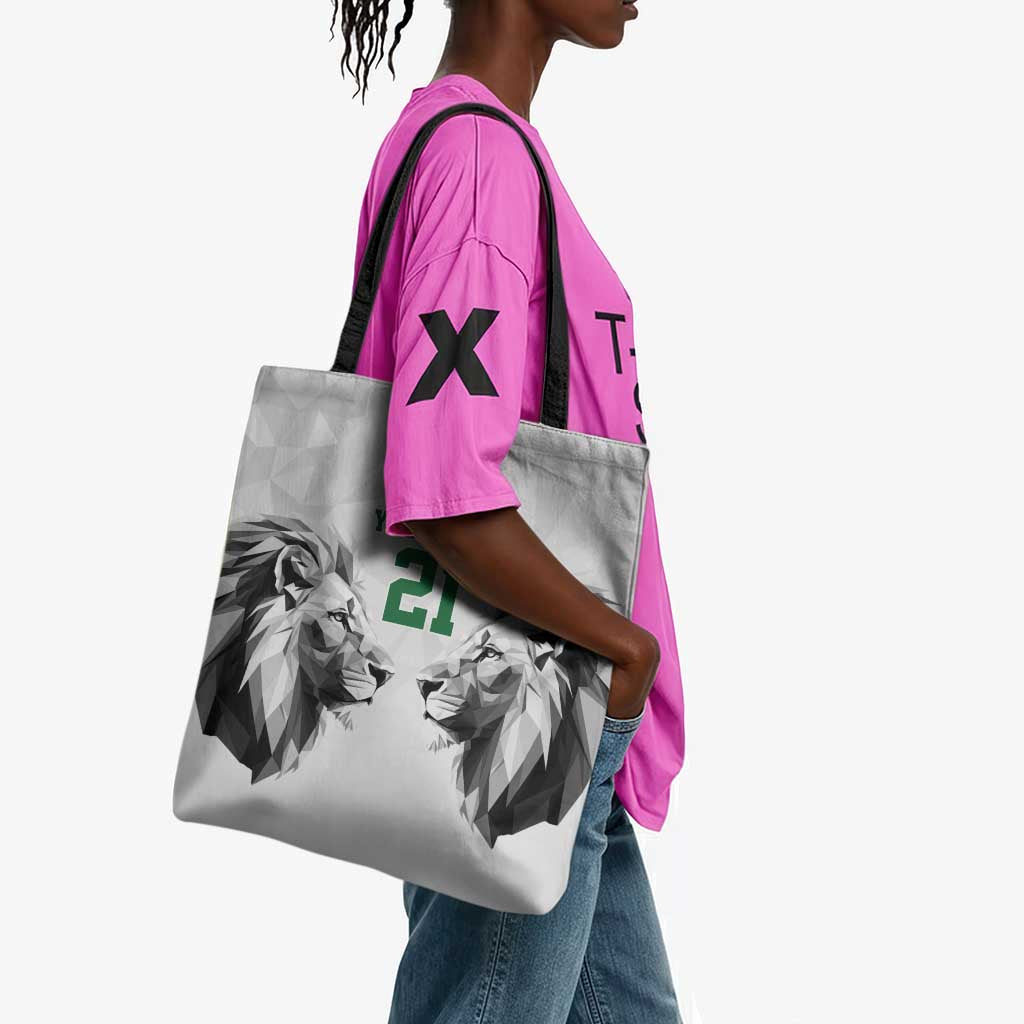 Custom Rugby Africa Kenya Tote Bag White Kenyan 22-23 Motif