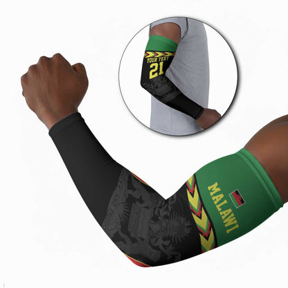 Custom Cricket Africa Malawi Arm Sleeves Malawi Chevron Pattern