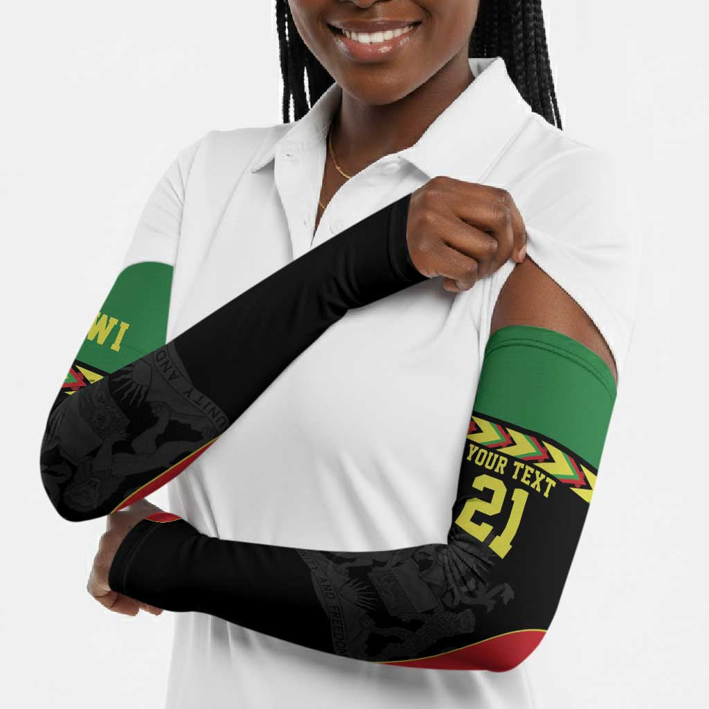 Custom Cricket Africa Malawi Arm Sleeves Malawi Chevron Pattern