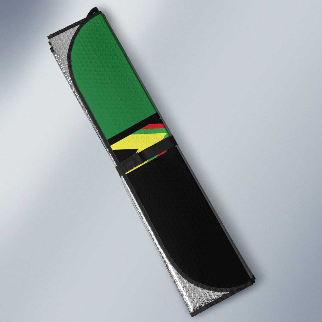 Custom Cricket Africa Malawi Auto Sun Shade Malawi Chevron Pattern