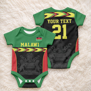Custom Cricket Africa Malawi Baby Onesie Malawi Chevron Pattern